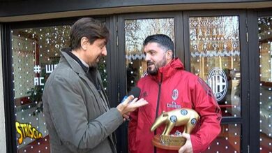 Gattuso vince il Tapiro di Striscia la Notizia dopo Benevento-Milan