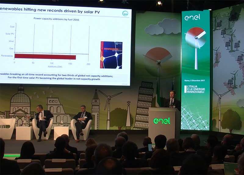 Enel: l’Italia e la sfida per le energie rinnovabili, in convegno a Roma Enel: l’Italia e la sfida per le energie rinnovabili, in convegno a Roma