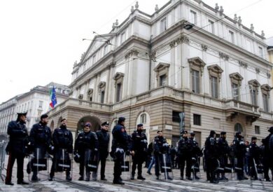 Milano Prima della Scala e Oh Bej Oh Bej: città blindata, 900 agenti schierati