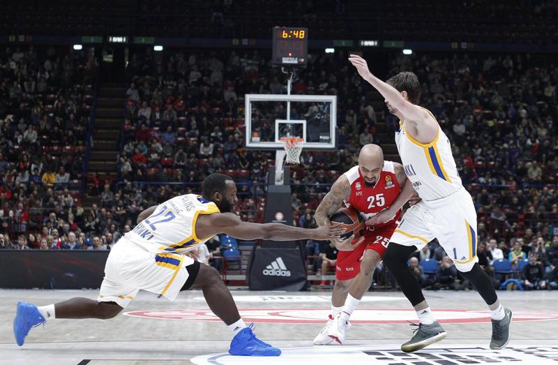Olimpia Milano-Khimki 71-77, Shved devastante al Forum