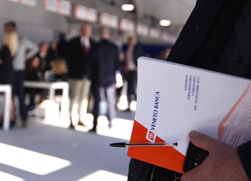 Veneto Banca, sequestro a manager per 59 milioni di euro Veneto Banca, sequestro a manager per 59 milioni di euro