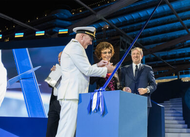 Battesimo americano per la Msc Seaside