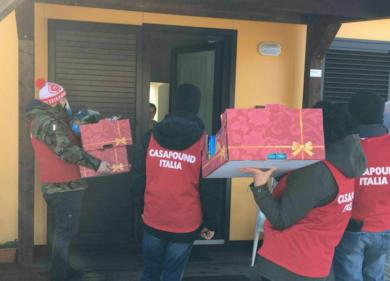 CasaPound torna ad Amatrice: Capodanno fra i terremotati e i dimenticati