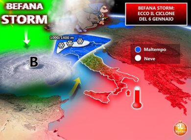 Previsioni meteo: si apre una fase di maltempo