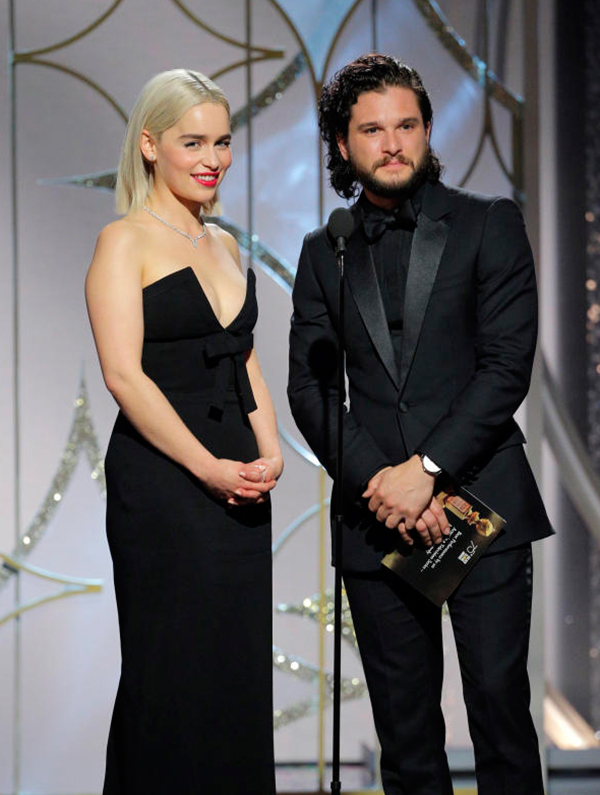 Golden Globe: star in nero contro le molestie. Premi, Italia a mani vuote.FOTO
