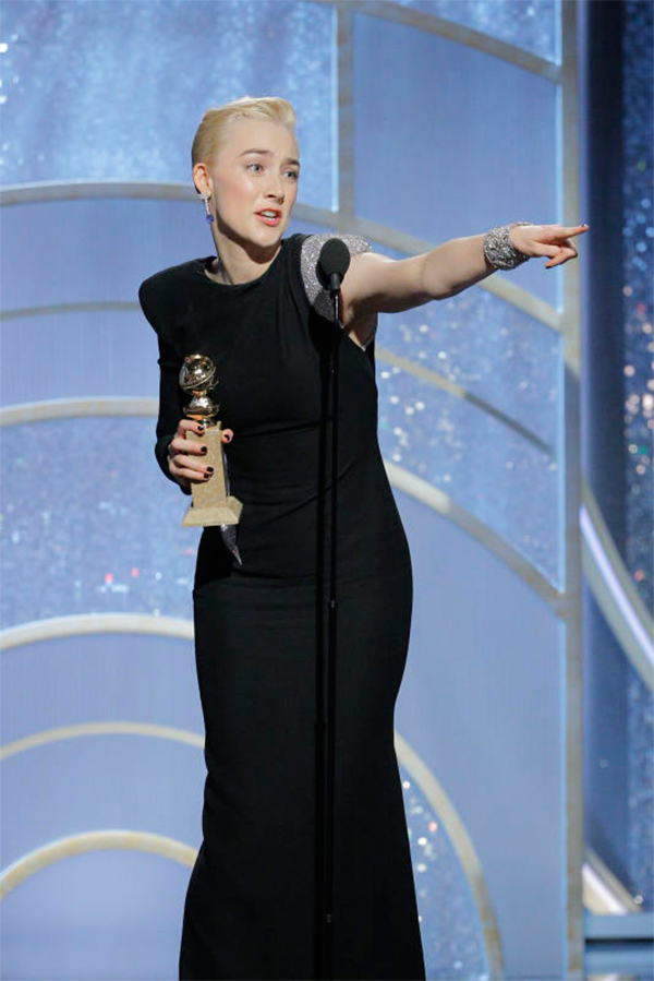 Golden Globe: star in nero contro le molestie. Premi, Italia a mani vuote.FOTO
