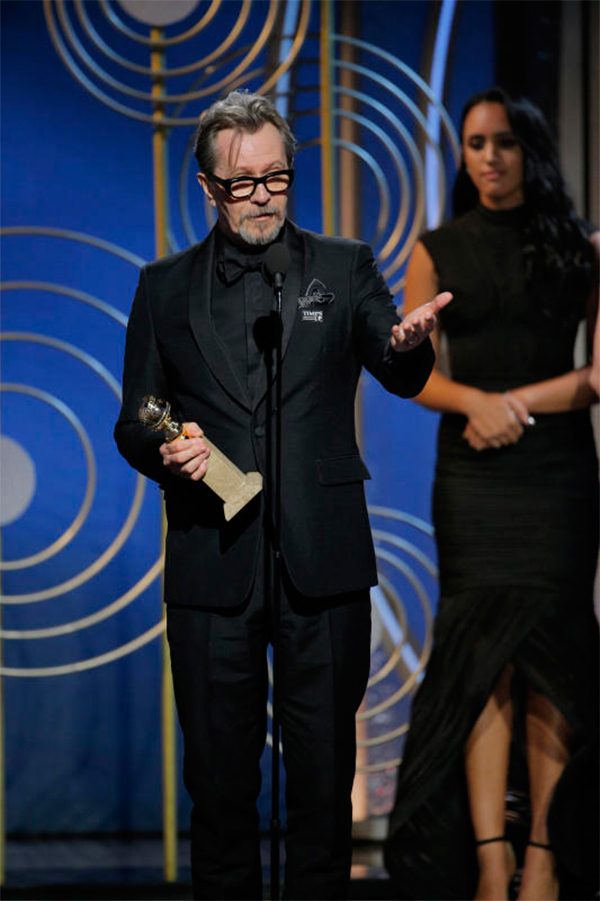 Golden Globe: star in nero contro le molestie. Premi, Italia a mani vuote.FOTO
