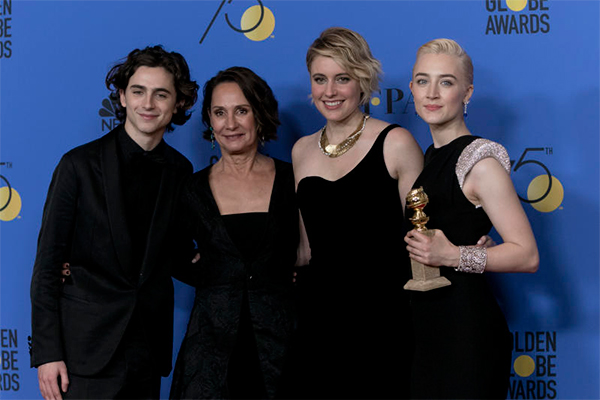 Golden Globe: star in nero contro le molestie. Premi, Italia a mani vuote.FOTO