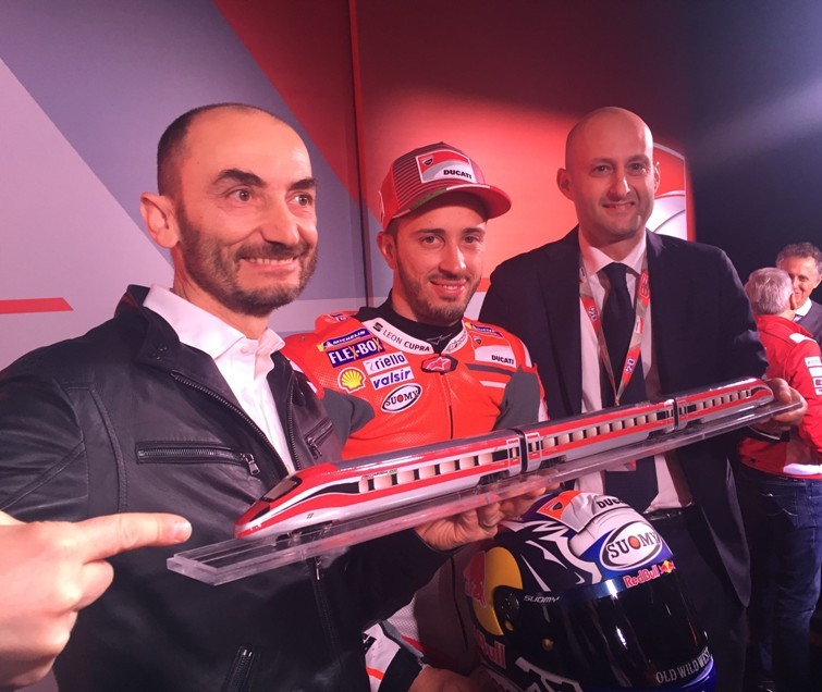 Trenitalia: Frecciarossa e Ducati insieme per il MotoGP 2018 Trenitalia: Frecciarossa e Ducati insieme per il MotoGP 2018