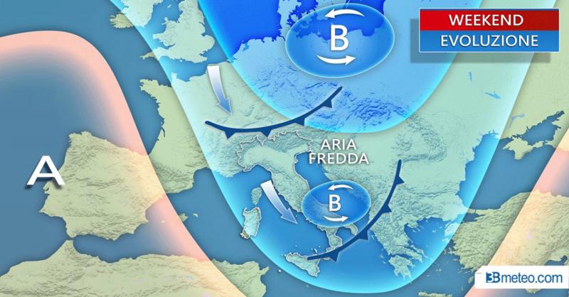 Previsioni meteo: vento in parziale attenuazione, nel weekend fronte freddo Previsioni meteo: vento in parziale attenuazione, nel weekend fronte freddo