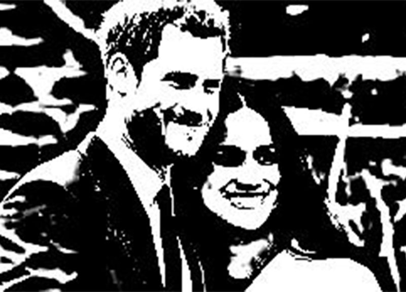 Il fatto della settimana, Meghan e Harry visti dall’artista Il fatto della settimana, Meghan e Harry visti dall’artista