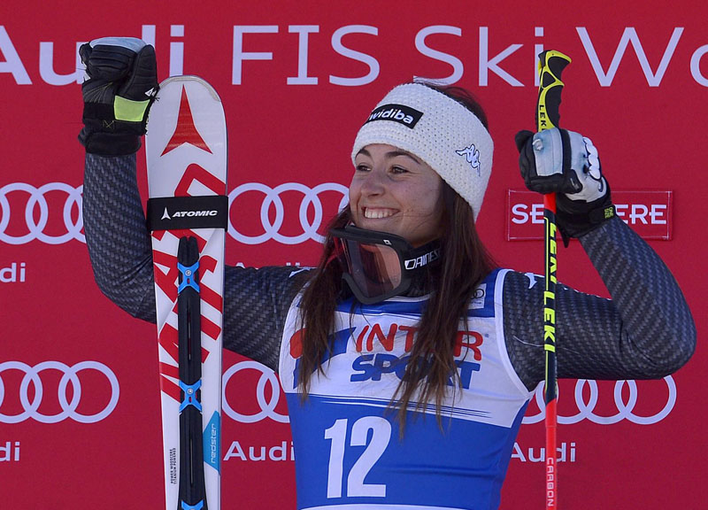 Sci: Goggia è ancora super, vince discesa Cortina Sci: Goggia è ancora super, vince discesa Cortina