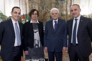 Fs Italiane e Anas ricevuti al Quirinale da Mattarella per il 90° di Anas