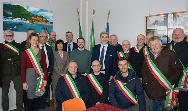 Inaugurazione della nuova linea ferroviaria tra Lombardia e Svizzera Inaugurazione della nuova linea ferroviaria tra Lombardia e Svizzera
