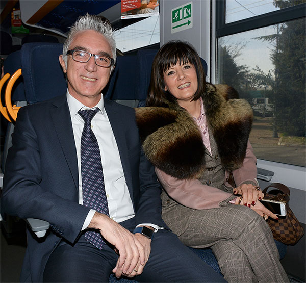 Inaugurazione della nuova linea ferroviaria tra Lombardia e Svizzera Inaugurazione della nuova linea ferroviaria tra Lombardia e Svizzera