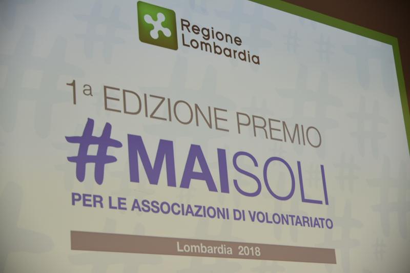 Prima edizione Premio ‘Mai Soli’ per le associazioni di volontariato