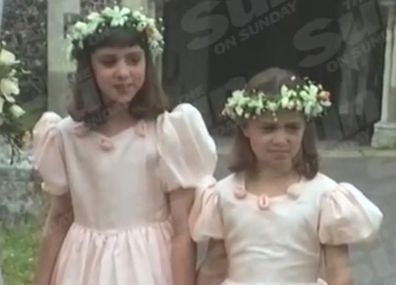 Kate Middleton e Pippa damigelle a 9 anni. Le immagini mai viste Kate Middleton e Pippa damigelle a 9 anni. Le immagini mai viste