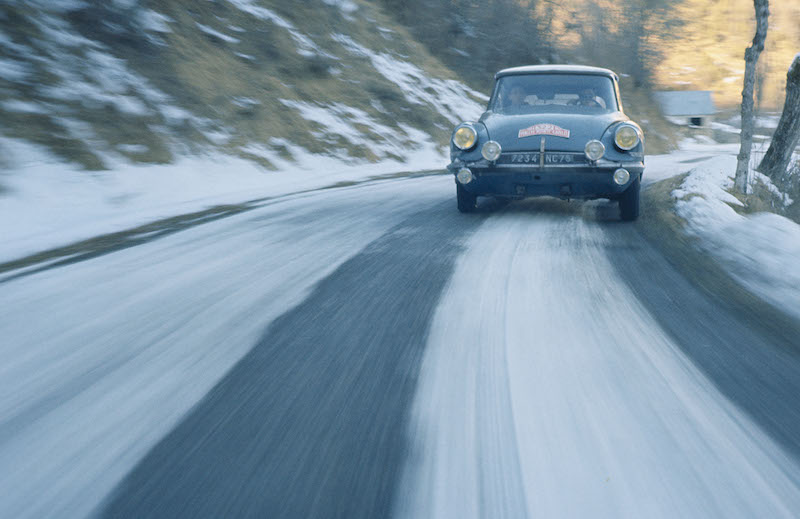 La leggenda Ds al Rally di Montecarlo La leggenda Ds al Rally di Montecarlo