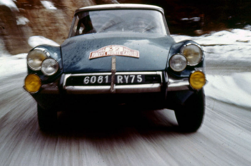 La leggenda Ds al Rally di Montecarlo La leggenda Ds al Rally di Montecarlo