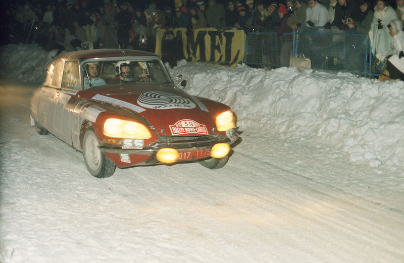 La leggenda Ds al Rally di Montecarlo La leggenda Ds al Rally di Montecarlo
