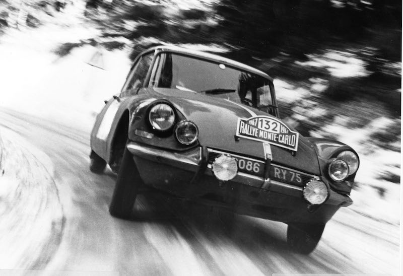 La leggenda Ds al Rally di Montecarlo La leggenda Ds al Rally di Montecarlo