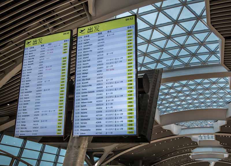 Fiumicino vola alto, record di traffico intercontinentale: +13% verso la Cina Fiumicino vola alto, record di traffico intercontinentale: +13% verso la Cina