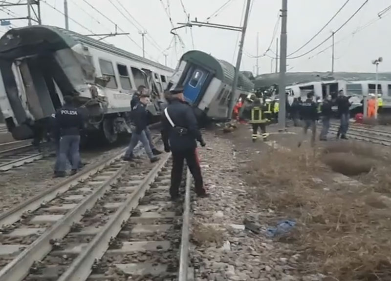 Milano, deraglia treno regionale a Pioltello: tre donne morte, decine i feriti