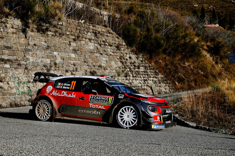 Rallye Monte Carlo,  Citroen  C3 WRC sul podio costruttori