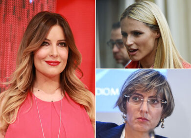 Michelle Hunziker vs Selvaggia Lucarelli: attacco politico a Giulia Bongiorno