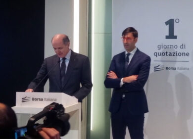 Spaxs, discorso di Corrado Passera all’apertura della borsa