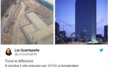 Ema, l’Olanda: pronti a far visitare le strutture.Sul web le foto dei cantieri