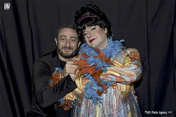 Hairspray -Il Musical a Milano: Giampiero Ingrassia nel ruolo di John Travolta Hairspray -Il Musical a Milano: Giampiero Ingrassia nel ruolo di John Travolta
