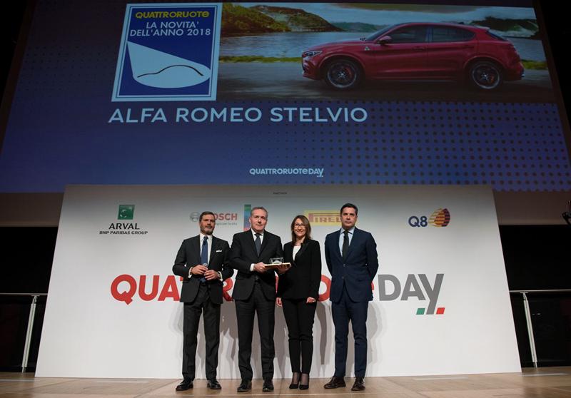 Quattroruote Day 2018: Alfa Romeo Stelvio premiata Auto novità dell’anno 2018 Quattroruote Day 2018: Alfa Romeo Stelvio premiata Auto novità dell’anno 2018