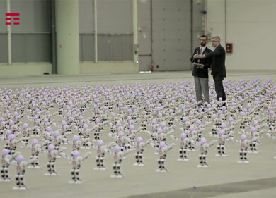TIM fa ballare 1.372 robot e si aggiudica il Guinness dei Primati
