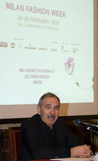 Milano fashion week, conferenza di presentazione eventi