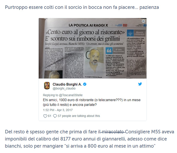 Rimborsopoli M5S, spese ‘discutibili’ anche in Toscana. I documenti: le cifre