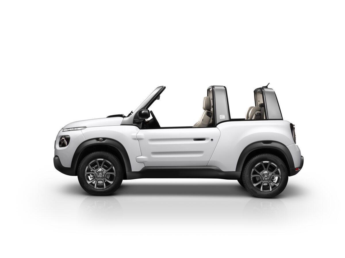 Nuova Citroen E-Mehari: tecnologia elettrica 100% Nuova Citroen E-Mehari: tecnologia elettrica 100%