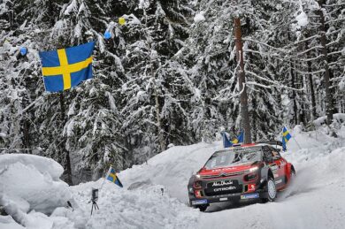 Rally di Svezia: partono bene i piloti Citroen