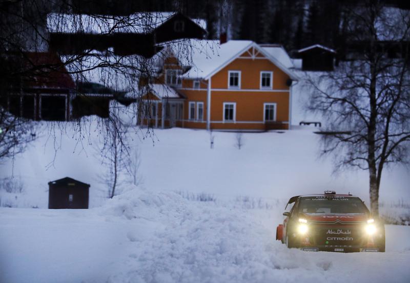 Rally di Svezia, le C3 WRC danzano sulla neve Rally di Svezia, le C3 WRC danzano sulla neve