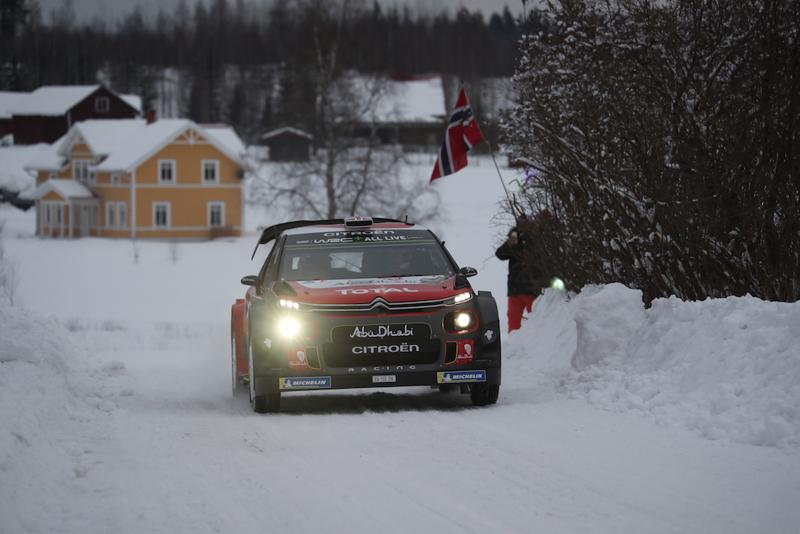 Rally di Svezia, le C3 WRC danzano sulla neve Rally di Svezia, le C3 WRC danzano sulla neve