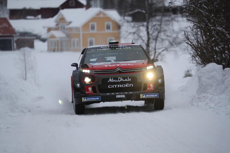 Rally di Svezia, le C3 WRC danzano sulla neve Rally di Svezia, le C3 WRC danzano sulla neve