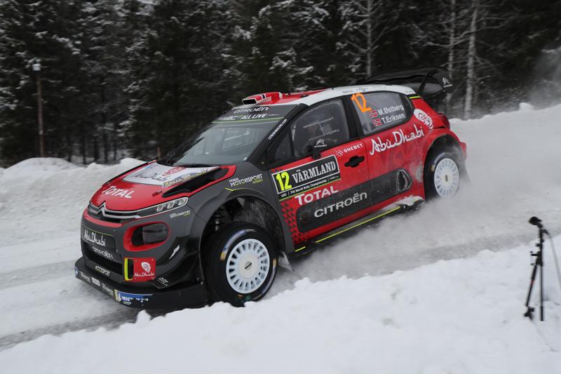 Rally di Svezia, la Citroen C3 WRC sul podio Rally di Svezia, la Citroen C3 WRC sul podio