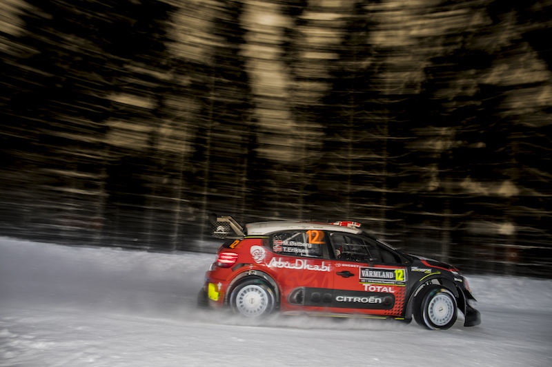 Le Citroen C3 WRC protagoniste al Rally di Svezia Le Citroen C3 WRC protagoniste al Rally di Svezia