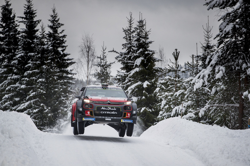 Le Citroen C3 WRC protagoniste al Rally di Svezia Le Citroen C3 WRC protagoniste al Rally di Svezia