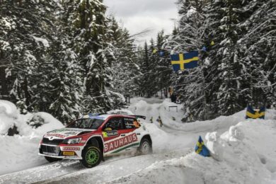 Rally di Svezia, Pirelli sul podio della WRC2