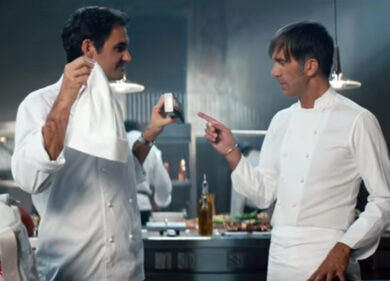 Barilla, spot con Federer e Oldani “Masters of Pasta”: visualizzazioni boom