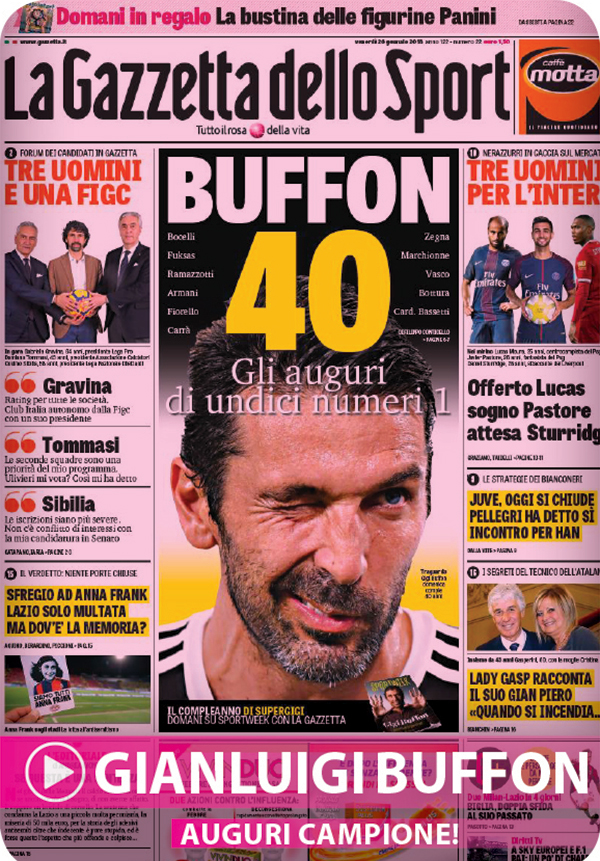 Calciatori buffon 40 anni Calciatori buffon 40 anni