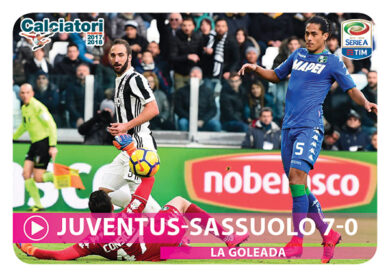 Panini, figurine extra per Juventus-Sassuolo 7-0 e i 40 anni di Buffon