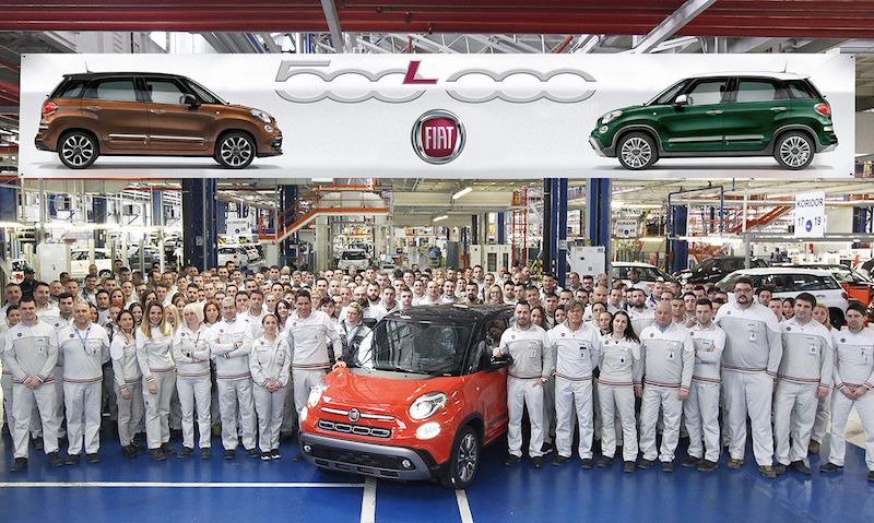 Fiat 500L prodotta la 500millesima Fiat 500L prodotta la 500millesima