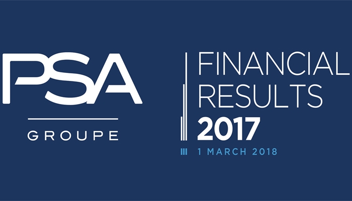 Gruppo PSA: nel 2017 livelli recor per fatturato e volumi di vendita